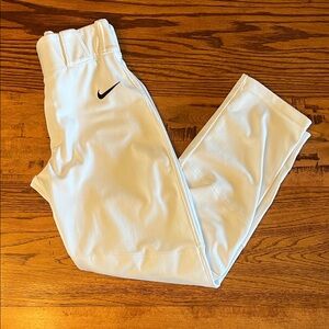 White Nike Boy’s Baseball Pants NWOT